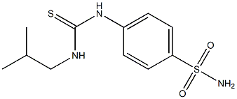 4-{[(isobutylamino)carbothioyl]amino}benzenesulfonamide Structure