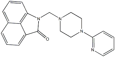 1-{[4-(2-pyridinyl)-1-piperazinyl]methyl}benzo[cd]indol-2(1H)-one