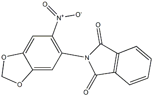 2-{6-nitro-1,3-benzodioxol-5-yl}-1H-isoindole-1,3(2H)-dione Structure