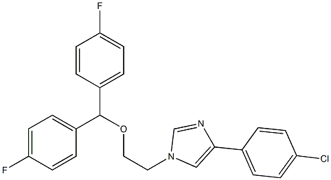 bis(4-fluorophenyl)methyl 2-[4-(4-chlorophenyl)-1H-imidazol-1-yl]ethyl ether