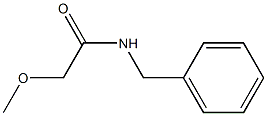 N-benzyl-2-methoxyacetamide Struktur