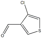 4-chloro-3-thiophenecarbaldehyde Struktur