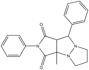  3a-methyl-2,9-diphenyltetrahydro-5H-pyrazolo[1,2-a]pyrrolo[3,4-c]pyrazole-1,3(2H,3aH)-dione