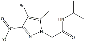 2-{4-bromo-3-nitro-5-methyl-1H-pyrazol-1-yl}-N-isopropylacetamide