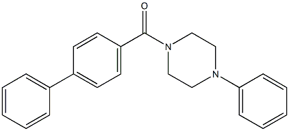 1-([1,1'-biphenyl]-4-ylcarbonyl)-4-phenylpiperazine