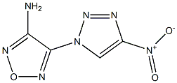 3-amino-4-{4-nitro-1H-1,2,3-triazol-1-yl}-1,2,5-oxadiazole,,结构式