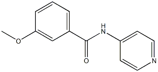 3-methoxy-N-(4-pyridinyl)benzamide Structure