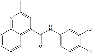 N-(3,4-dichlorophenyl)-2-methyl-4-quinolinecarboxamide|