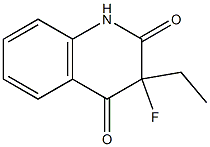 3-ethyl-3-fluoro-2,4(1H,3H)-quinolinedione Struktur