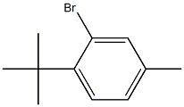 2-bromo-1-tert-butyl-4-methylbenzene Structure