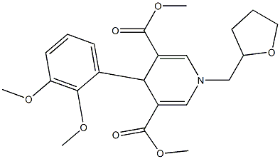 dimethyl 4-(2,3-dimethoxyphenyl)-1-(tetrahydro-2-furanylmethyl)-1,4-dihydro-3,5-pyridinedicarboxylate