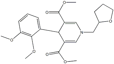  dimethyl 4-(2,3-dimethoxyphenyl)-1-(tetrahydro-2-furanylmethyl)-1,4-dihydro-3,5-pyridinedicarboxylate