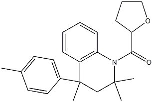 2,2,4-trimethyl-4-(4-methylphenyl)-1-(tetrahydro-2-furanylcarbonyl)-1,2,3,4-tetrahydroquinoline