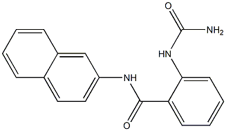 2-[(aminocarbonyl)amino]-N-(2-naphthyl)benzamide Structure