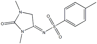  N-(1,3-dimethyl-2-oxo-4-imidazolidinylidene)-4-methylbenzenesulfonamide