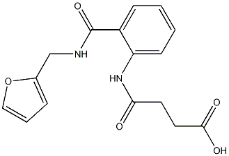 4-(2-{[(2-furylmethyl)amino]carbonyl}anilino)-4-oxobutanoic acid