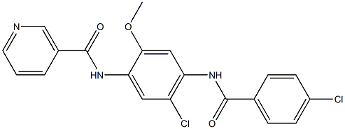 N-{5-chloro-4-[(4-chlorobenzoyl)amino]-2-methoxyphenyl}nicotinamide