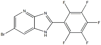 6-bromo-2-(2,3,4,5,6-pentafluorophenyl)-1H-imidazo[4,5-b]pyridine Structure