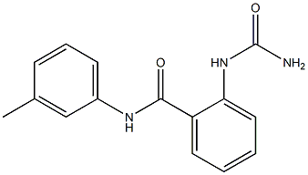 2-[(aminocarbonyl)amino]-N-(3-methylphenyl)benzamide Structure