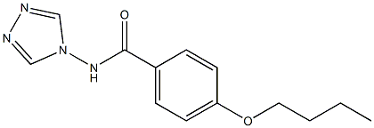 4-butoxy-N-(4H-1,2,4-triazol-4-yl)benzamide 化学構造式