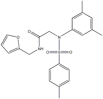 2-{3,5-dimethyl[(4-methylphenyl)sulfonyl]anilino}-N-(2-furylmethyl)acetamide