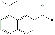 8-isopropyl-2-naphthoic acid Structure