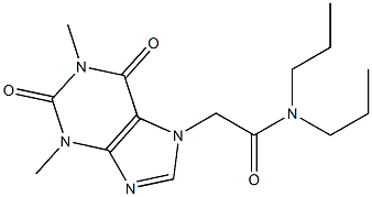 2-(1,3-dimethyl-2,6-dioxo-1,2,3,6-tetrahydro-7H-purin-7-yl)-N,N-dipropylacetamide