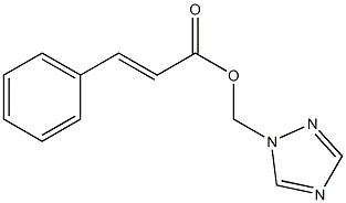 1H-1,2,4-triazol-1-ylmethyl 3-phenylacrylate,,结构式