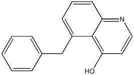 5-benzyl-4-quinolinol 结构式