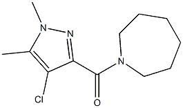 1-[(4-chloro-1,5-dimethyl-1H-pyrazol-3-yl)carbonyl]azepane