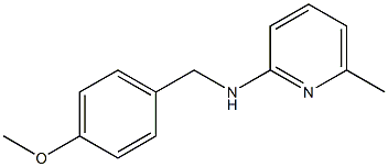 N-(4-methoxybenzyl)-N-(6-methyl-2-pyridinyl)amine Struktur