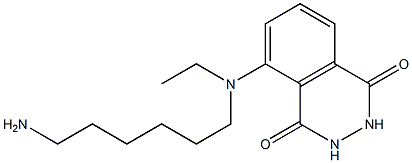 5-[(6-aminohexyl)(ethyl)amino]-2,3-dihydro-1,4-phthalazinedione