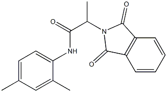 N-(2,4-dimethylphenyl)-2-(1,3-dioxo-1,3-dihydro-2H-isoindol-2-yl)propanamide Structure