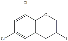 6,8-dichloro-3-iodochromane Struktur