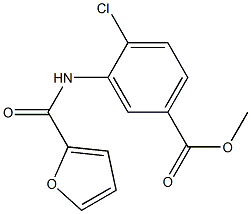  methyl 4-chloro-3-(2-furoylamino)benzoate