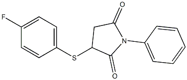 3-[(4-fluorophenyl)sulfanyl]-1-phenylpyrrolidine-2,5-dione