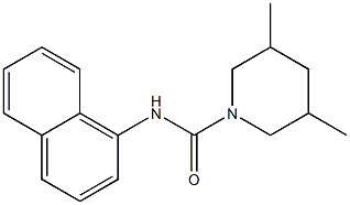 3,5-dimethyl-N-(1-naphthyl)-1-piperidinecarboxamide|