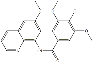 3,4,5-trimethoxy-N-(6-methoxy-8-quinolinyl)benzamide
