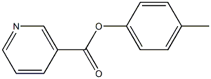 4-methylphenyl nicotinate Structure