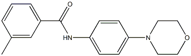 3-methyl-N-[4-(4-morpholinyl)phenyl]benzamide