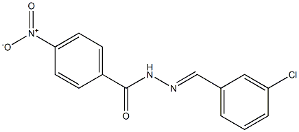 N'-(3-chlorobenzylidene)-4-nitrobenzohydrazide