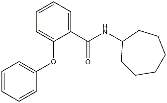 N-cycloheptyl-2-phenoxybenzamide Structure