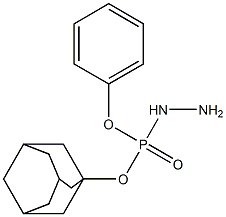 1-adamantyl phenyl hydrazidophosphate Structure
