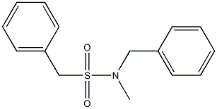 N-benzyl-N-methylphenylmethanesulfonamide Structure