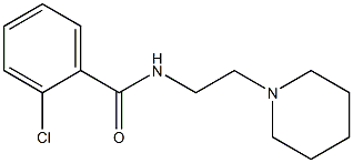 2-chloro-N-[2-(1-piperidinyl)ethyl]benzamide Structure