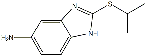 2-(isopropylsulfanyl)-1H-benzimidazol-5-ylamine Structure