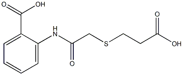 2-({[(2-carboxyethyl)sulfanyl]acetyl}amino)benzoic acid|