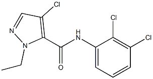  4-chloro-N-(2,3-dichlorophenyl)-1-ethyl-1H-pyrazole-5-carboxamide