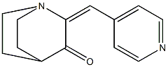 2-(4-pyridinylmethylene)quinuclidin-3-one|