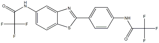 2,2,2-trifluoro-N-(4-{5-[(trifluoroacetyl)amino]-1,3-benzothiazol-2-yl}phenyl)acetamide